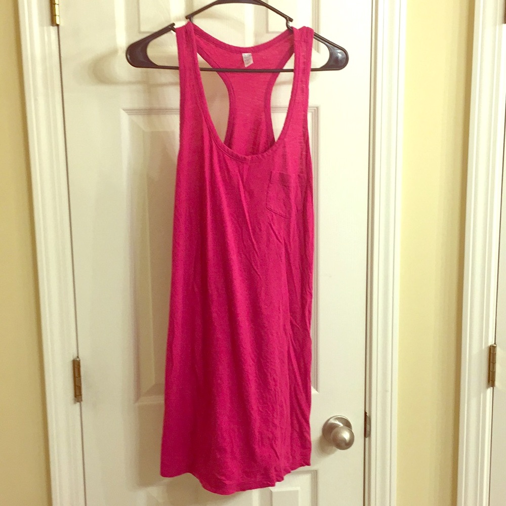 Pink tunic tank